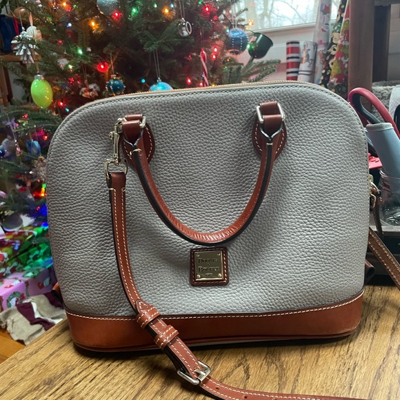 Dooney & Bourke Pebble Grain Zip Zip Satchel - Picture 4 of 11